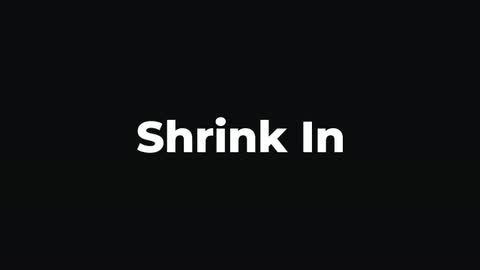 Shrink In — After Effects adobe express - in preset preview