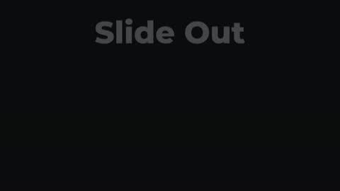 Slide Out — After Effects adobe express - out preset preview