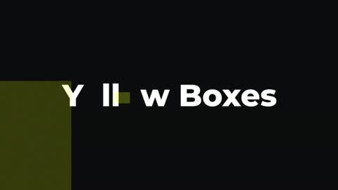 Yellow Boxes — After Effects graphical preset preview