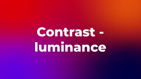 Contrast - luminance — After Effects creative preset preview