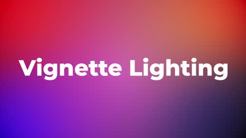 Vignette Lighting — After Effects creative preset preview