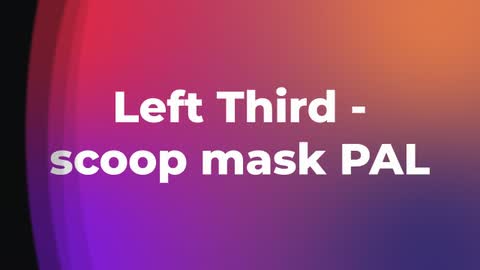 Left Third - scoop mask PAL — After Effects legacy preset preview