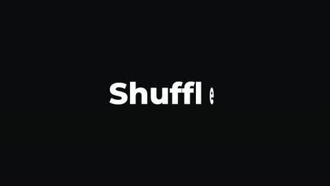 Shuffle — After Effects organic preset preview