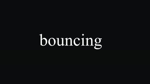 Bouncing — After Effects paths preset preview
