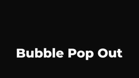 Bubble Pop Out — After Effects paths preset preview
