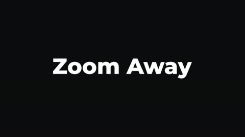 Zoom Away — After Effects scale preset preview